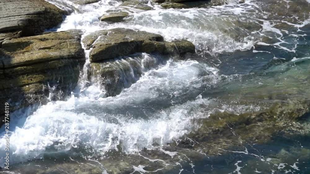 Sea Waves and Rocks Sea Waves and Rocks