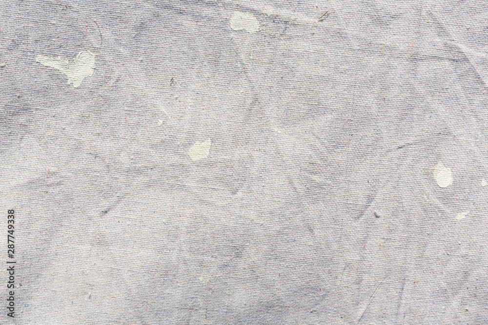 Drop cloth with off white paint spills Stock Photo Adobe Stock