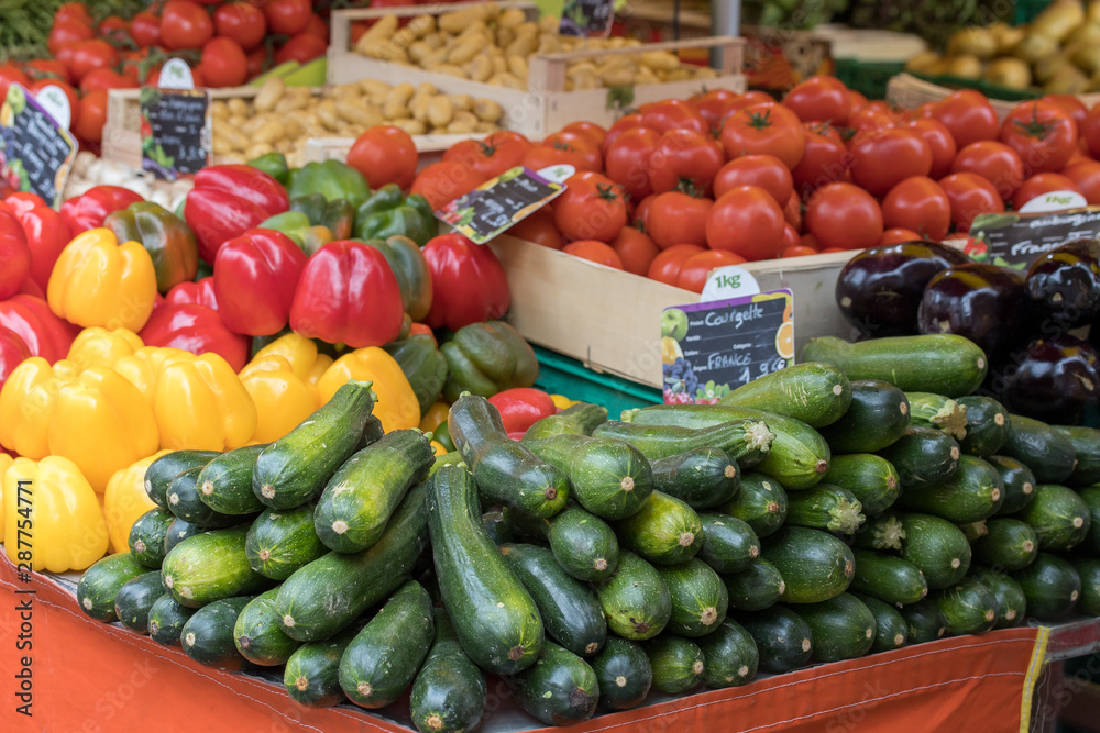 vente de fruits et légumes