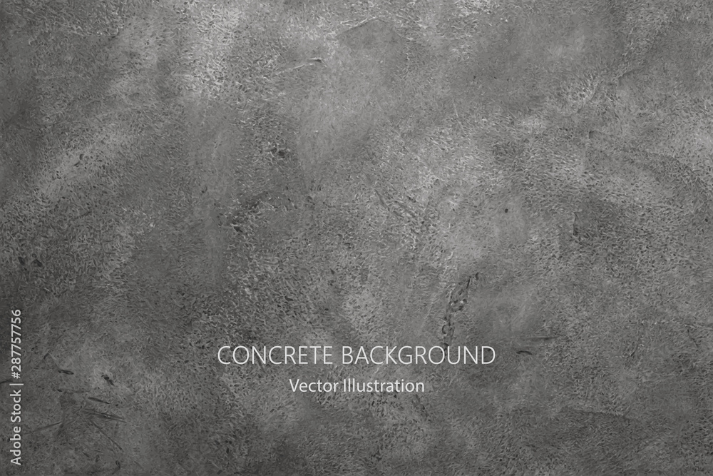 Vector gray concrete texture. Stone wall background.	 - obrazy, fototapety, plakaty 