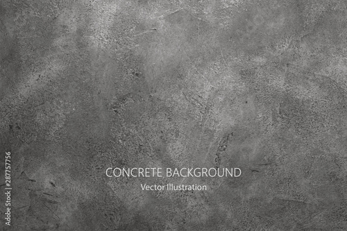 Vector gray concrete texture. Stone wall background.	