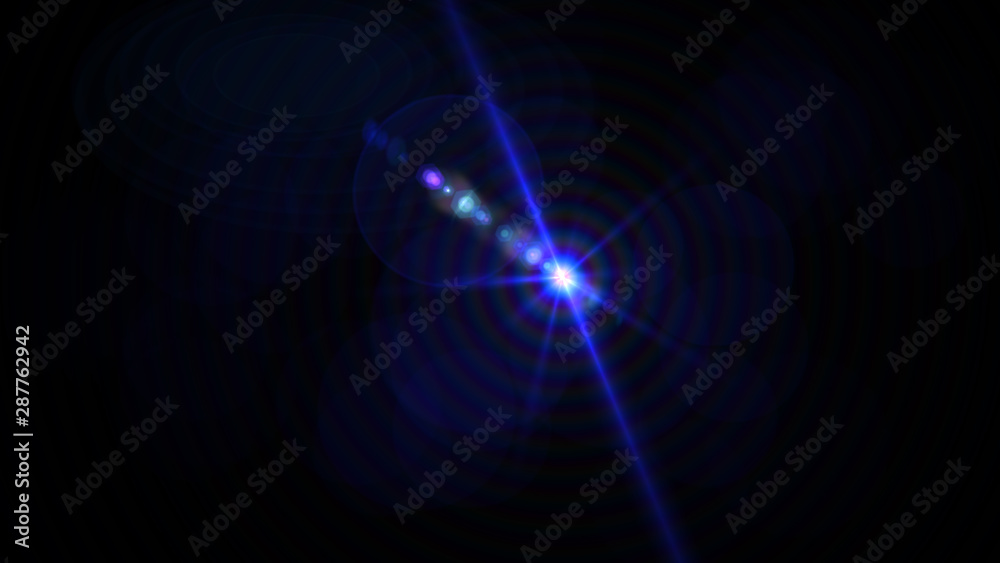 custom made wallpaper toronto digitalBright blue light lense flare