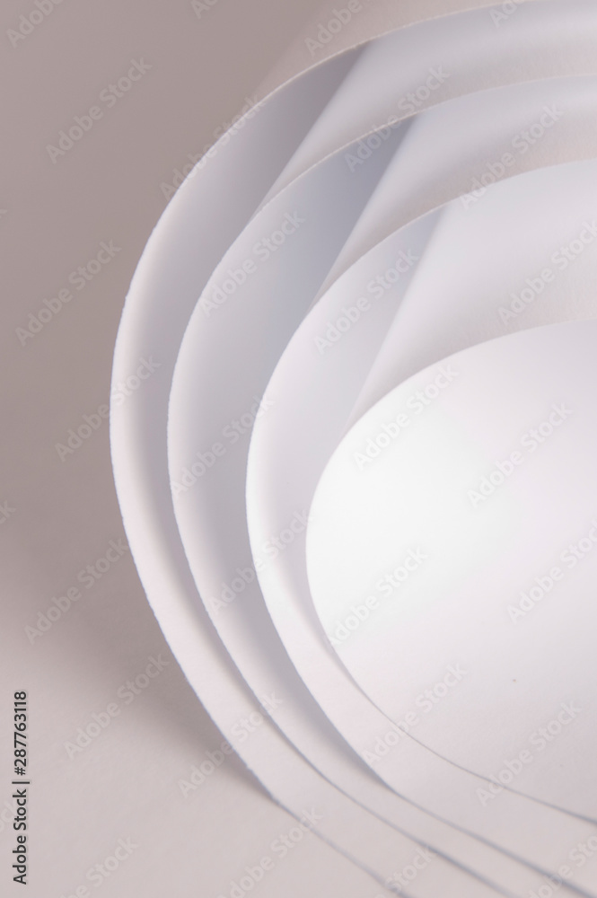 White paper on white background, high key exposure, highly abstract White paper on white background, high key exposure, highly abstract