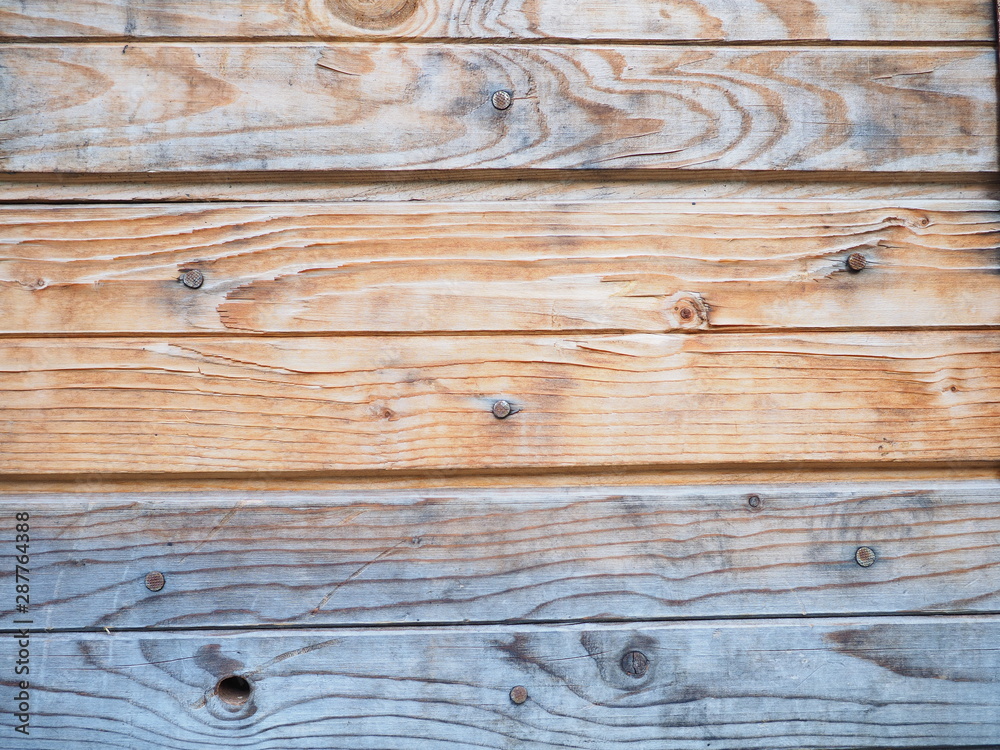 Naklejka premium plank wooden wall. beautiful background