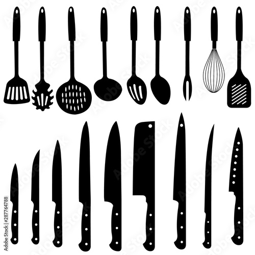 Kitchen utensils  icon. Vector illustration. isolated on white background