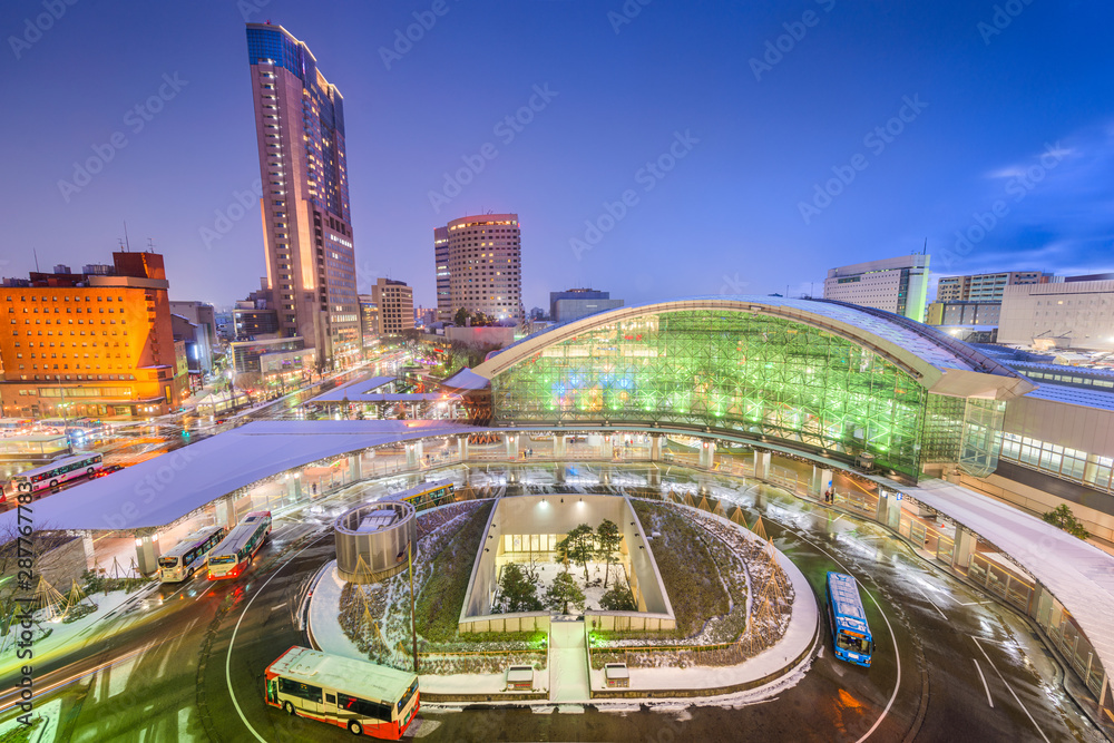 Fototapeta premium Kanazawa, Japan City Skyline