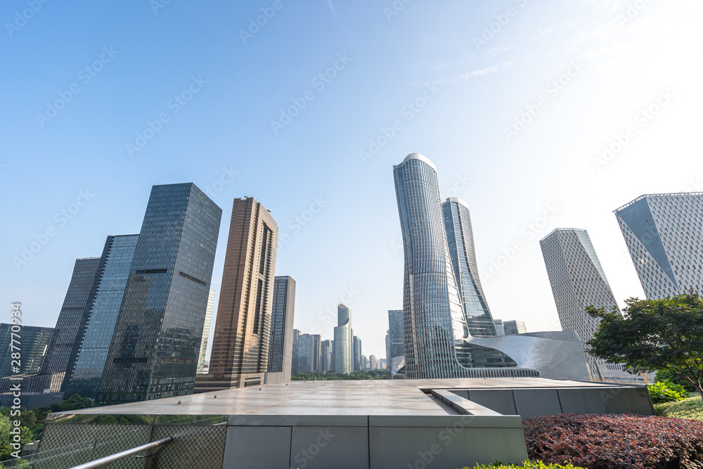 Naklejka premium modern office building
