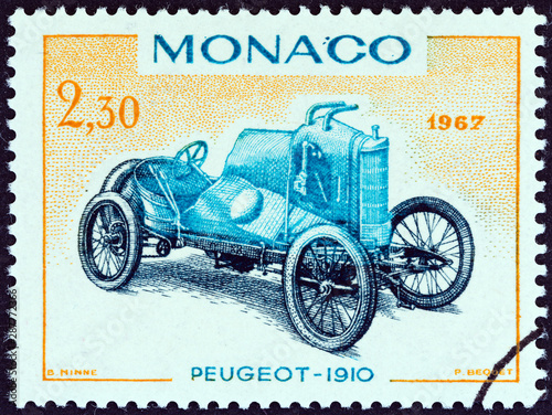 Peugeot Grand Prix racing car of 1910 (Monaco 1967)