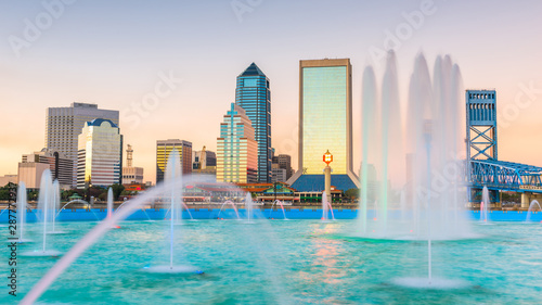 Jacksonville, Florida, USA and skyline. © SeanPavonePhoto