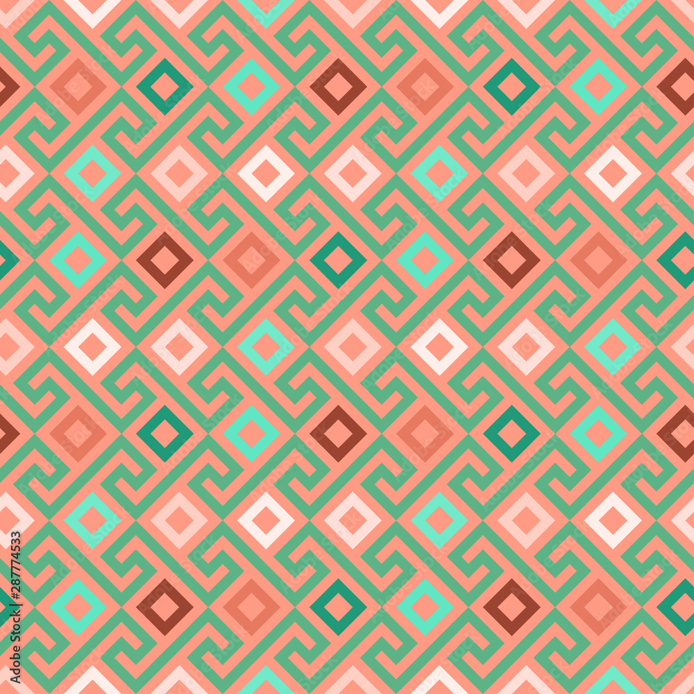 vector seamless Greek ornament, Meander