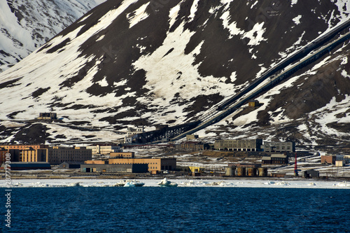 Pyramiden, Station soviétique,  archipel du Spitzberg, Svalbard