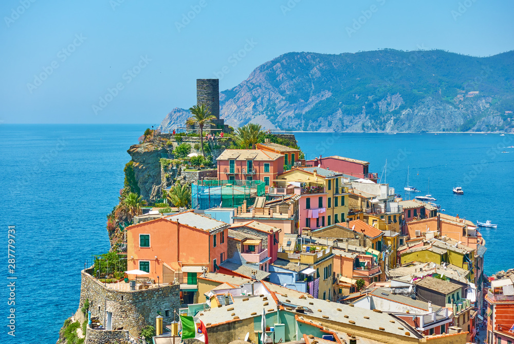Vernazza - small town on the rock by the sea
