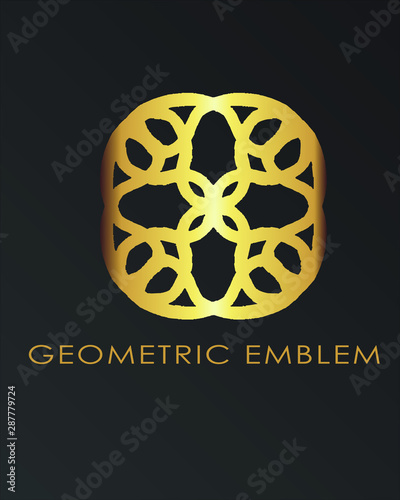 Luxury geometric logo