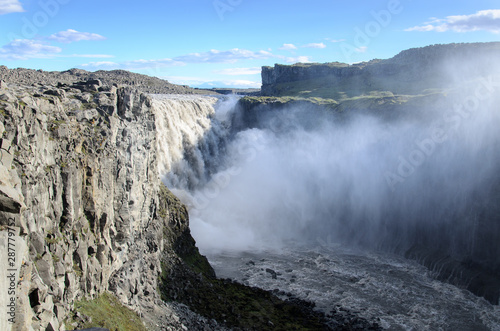 Detifoss, Iceland, waterfall, unesco, europe