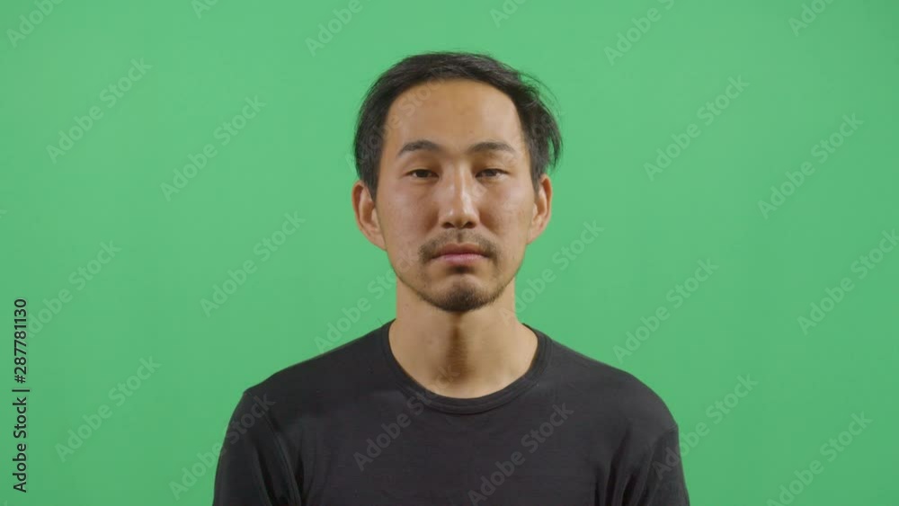 Adult Man Saluting The Viewer In The Sense Of Good Bye Adult Man Saluting The Viewer In The Sense Of Good Bye