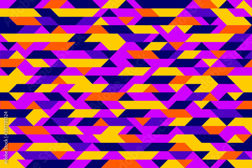 Chaotic abstract mosaic vec...