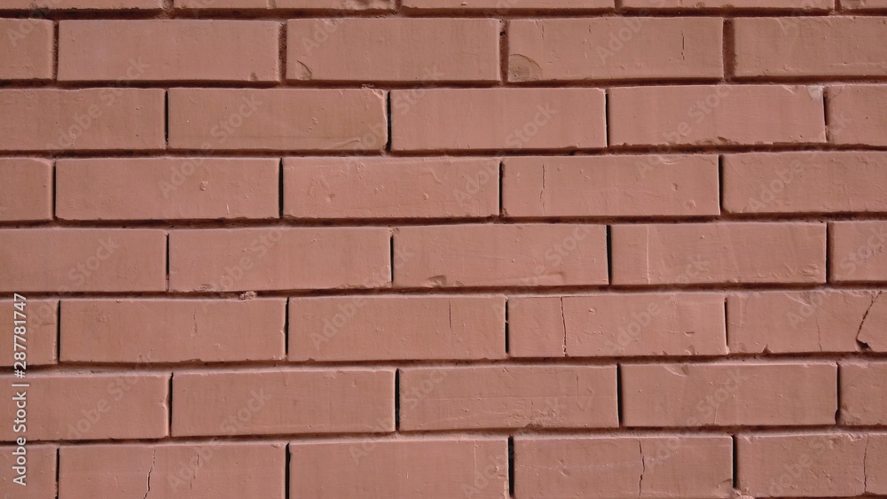 Obraz premium old red brick wall background