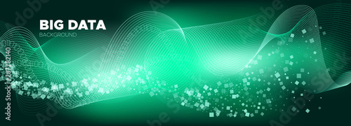 Glow Technology Pattern. Bi...