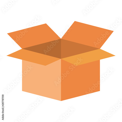 Isolated box vector design