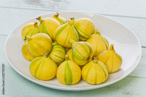 Plate of Tiger Striped Figs