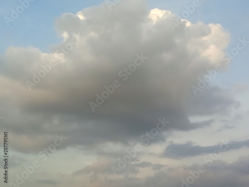 blue sky with clouds