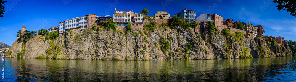 Tbilisi old town and Kura river in Armenia