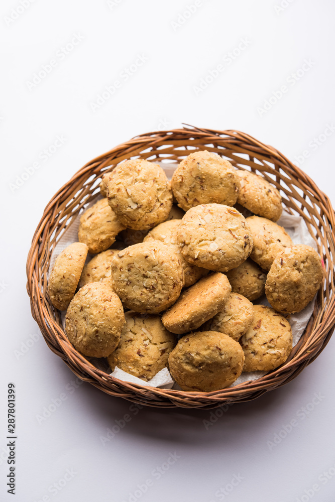 Nan khatai or Nankhatai is an authentic Indian sweet and savory eggless cookie loaded with dry fruits Nan khatai or Nankhatai is an authentic Indian sweet and savory eggless cookie loaded with dry fruits