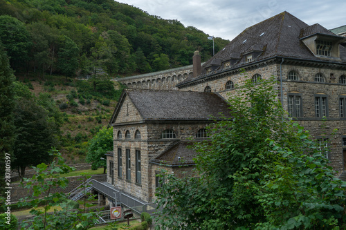 Dam building of the german lake called Diemelsee photo