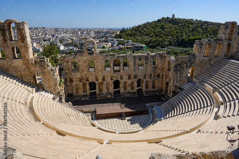 Dionysostheater bei der Akropolis in Athen, Griechenland