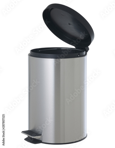 trash can isolated on white background