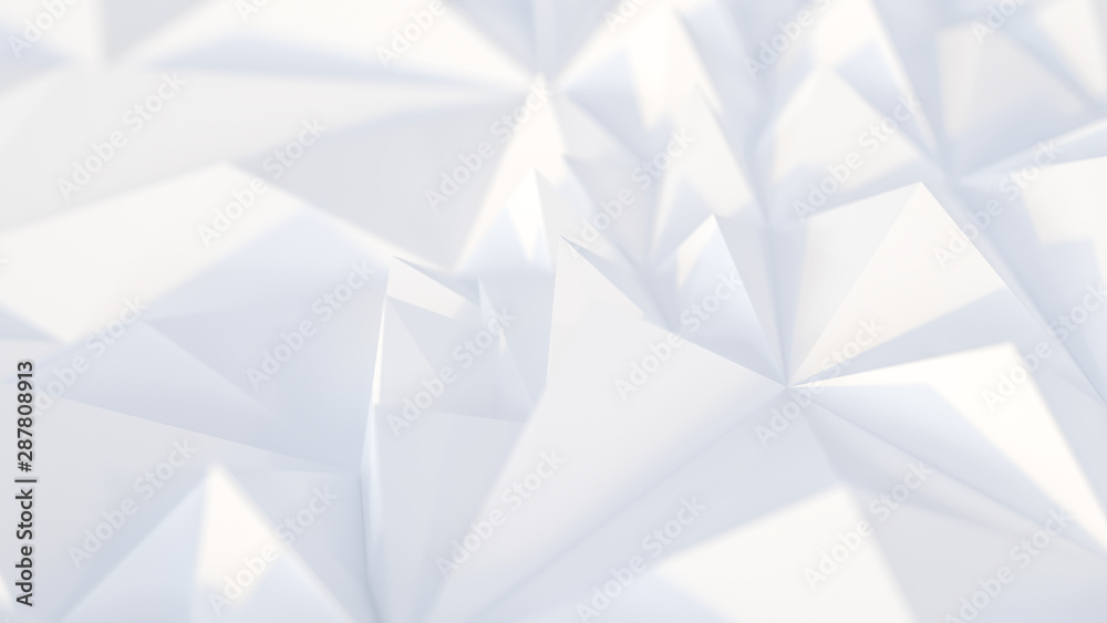 White backround. Abstract Illustration. Parametric Low poly triangle White backround. Abstract Illustration. Parametric Low poly triangle