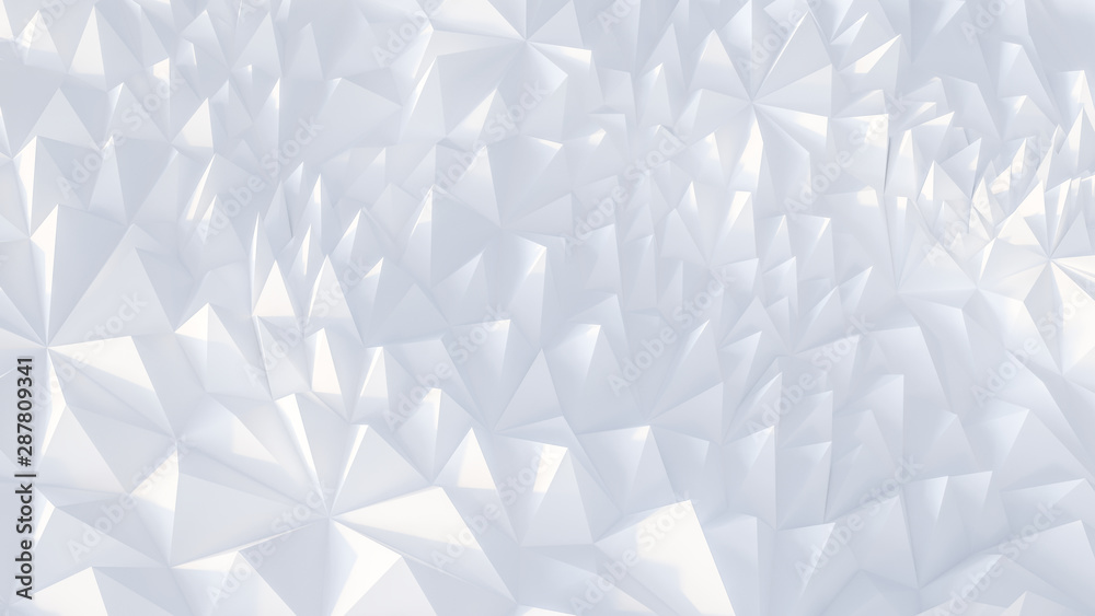 White backround. Abstract Illustration. Parametric Low poly triangle White backround. Abstract Illustration. Parametric Low poly triangle