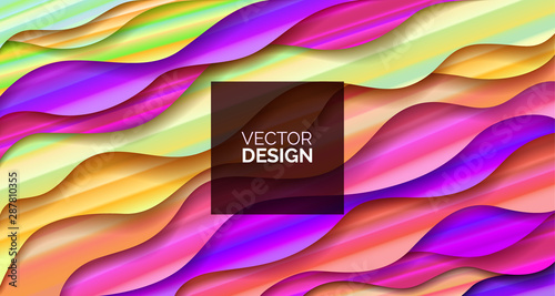 Abstract background Fluid Geometric design with liquids and shapes. Trendy vector for templates, cards, color covers. Wave Liquid shape on multycolor background, vector background.