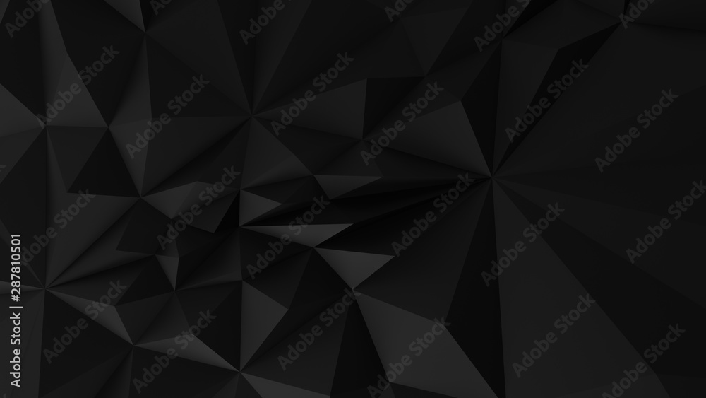 Black abstract backround. Low poly Black abstract backround. Low poly