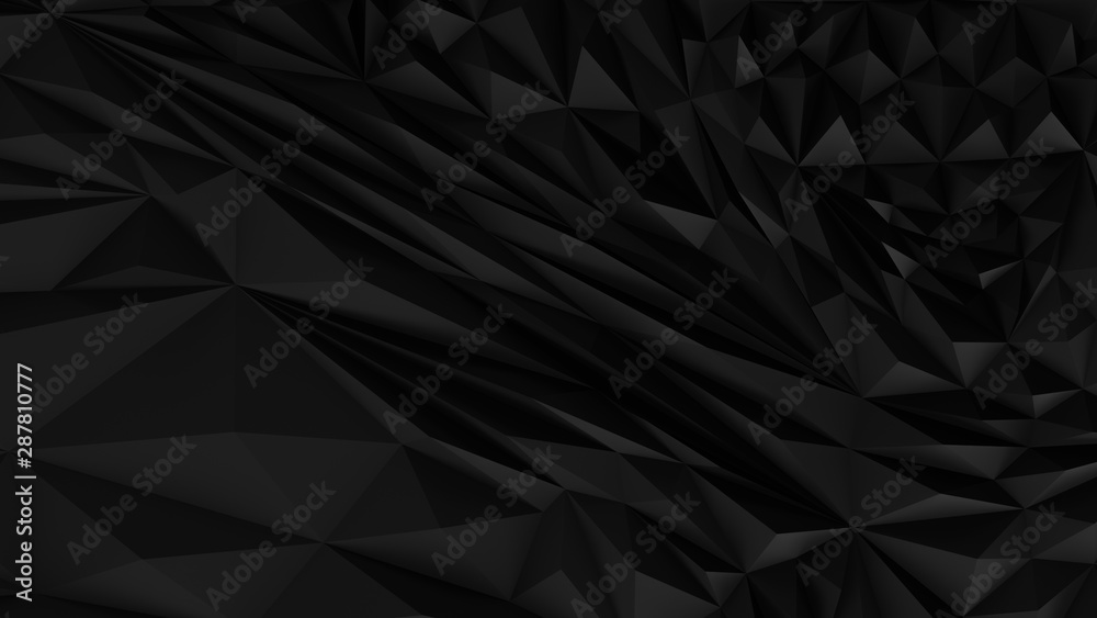 Black abstract backround. Low poly Black abstract backround. Low poly