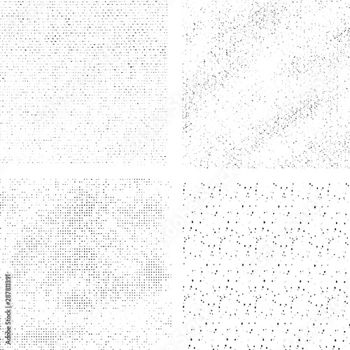 Abstract vector noise. Grunge texture overlay with fine particles on isolated background. Vector illustration. EPS10.