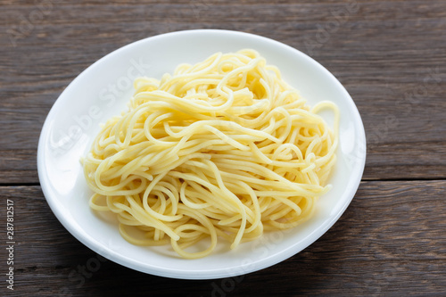 湯がいた中華麺