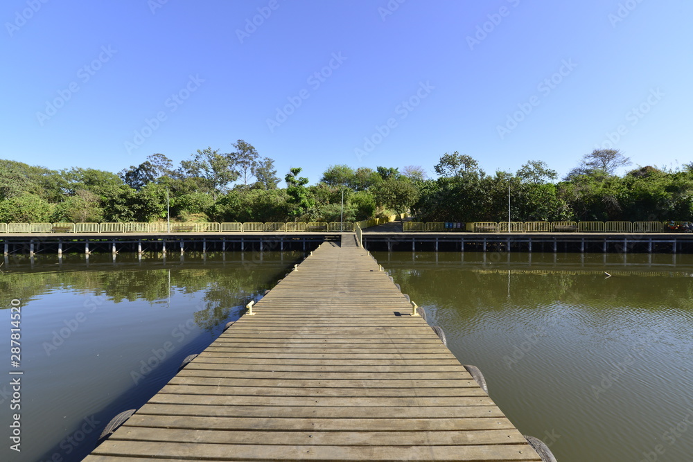 A beautiful view of Deck Sul Park in Brasilia, Brazil