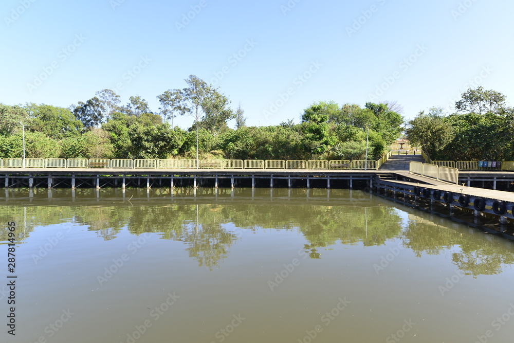 A beautiful view of Deck Sul Park in Brasilia, Brazil A beautiful view of Deck Sul Park in Brasilia, Brazil