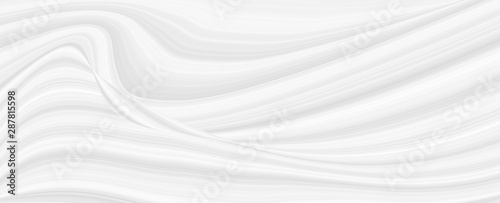 White background 3 d with elements of waves in a fantastic abstract design, the texture of the lines in a modern style for wallpaper. Light gray template for wedding ceremony or business presentation.