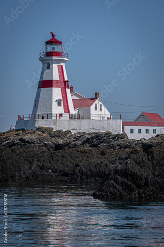 Historic Lighthouse at Quoddy Head State Park photo