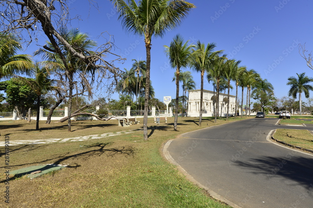 A beautiful view of Brasilia park in the city (Pontão do Lago).