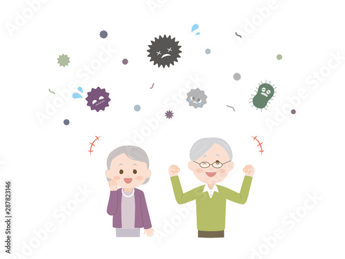 風邪に負けない年寄り1