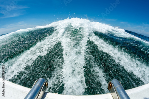 Boat wake