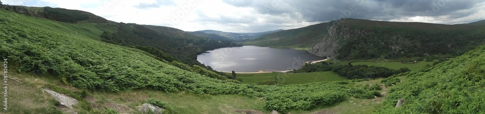 Obraz premium Landscape of Lough Tay, Ireland