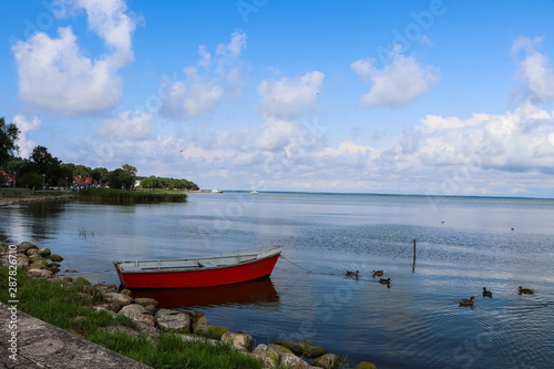 boat on the lake