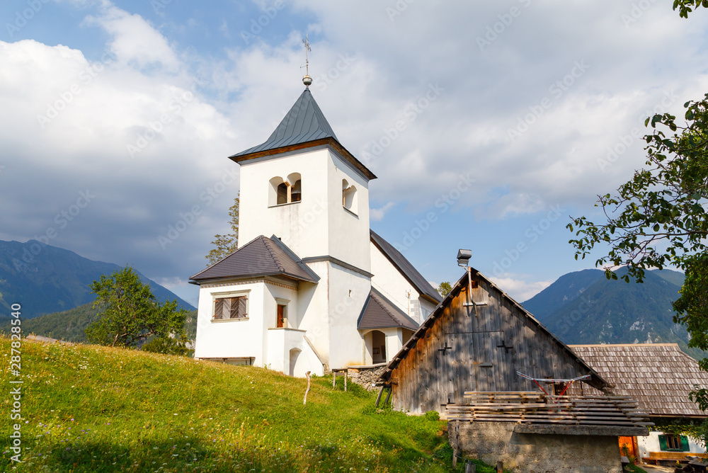 Sveti Peter nad Begunjami, Slovenija. 19.08.2019.