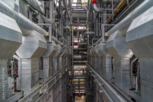 Large-scale metal construction for plant, pipe, communication way, communications.