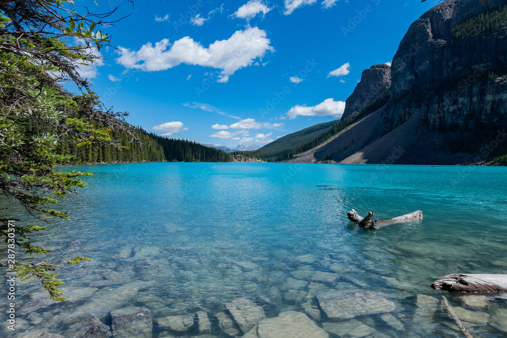 Beautiful landscape of Moraine Lake Beautiful landscape of Moraine Lake