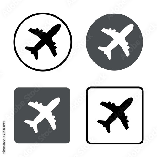 plane icons logo © ahmad